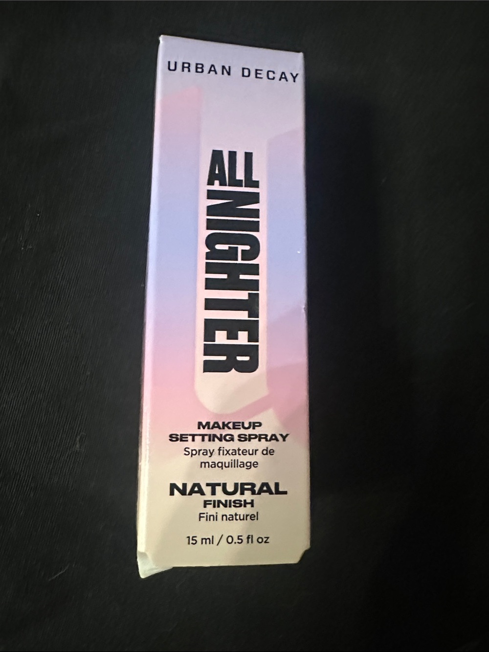 Urban Decay All Nighter Makeup Setting Spray - .5 oz New unopened